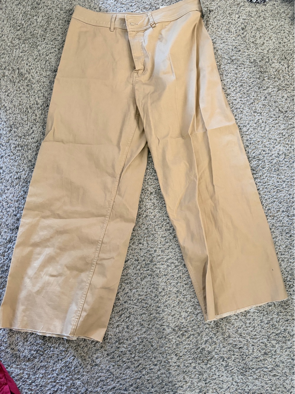 Nautica Women's Wide Leg Jeans in Light Tan